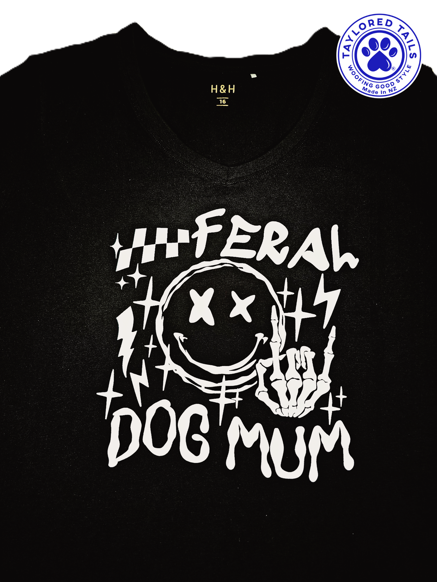 Feral Dog Mum, Ladies T-Shirt