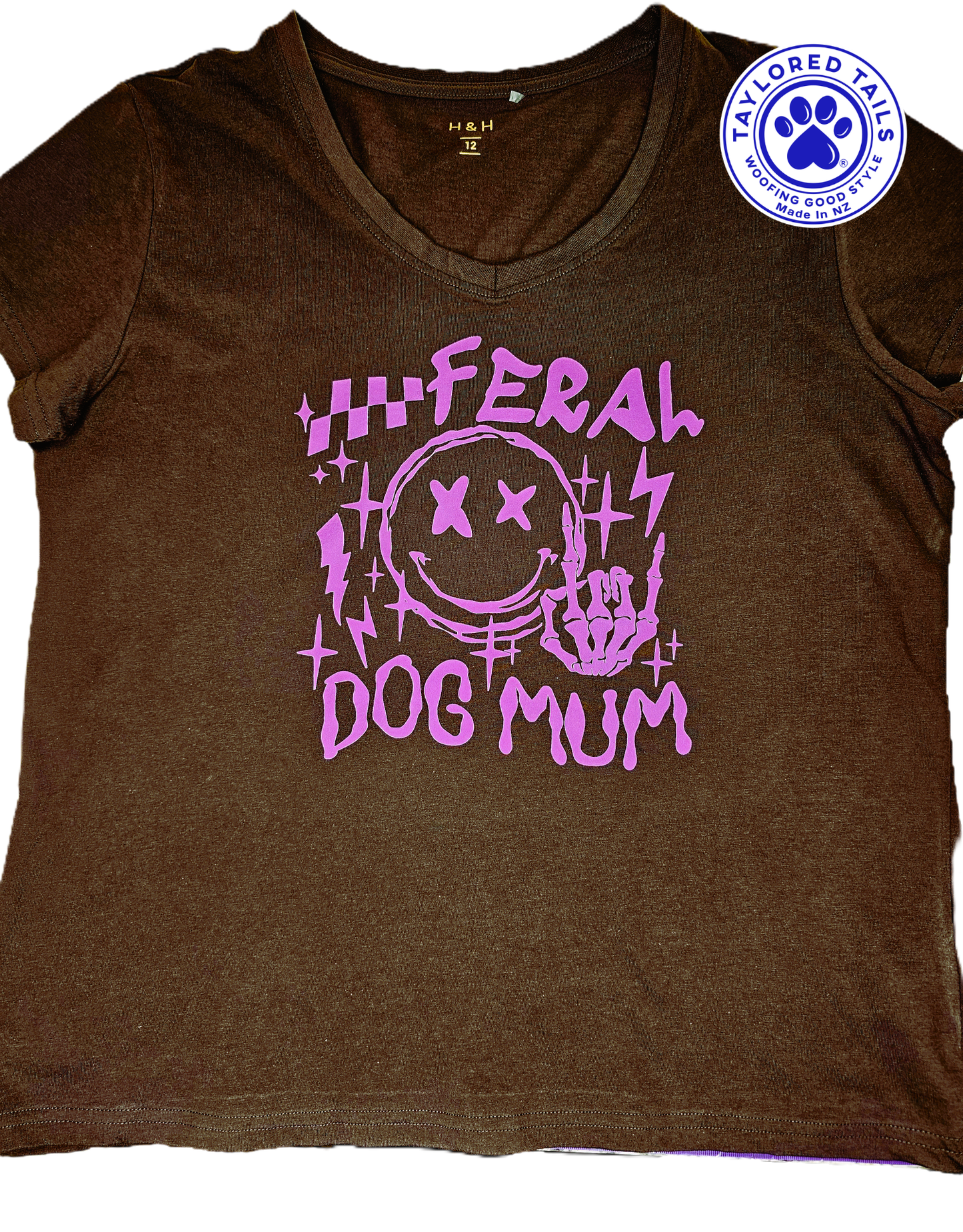 Feral Dog Mum, Ladies T-Shirt
