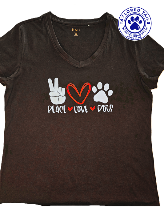 Don't Criticise My Dog, Ladies T-Shirt