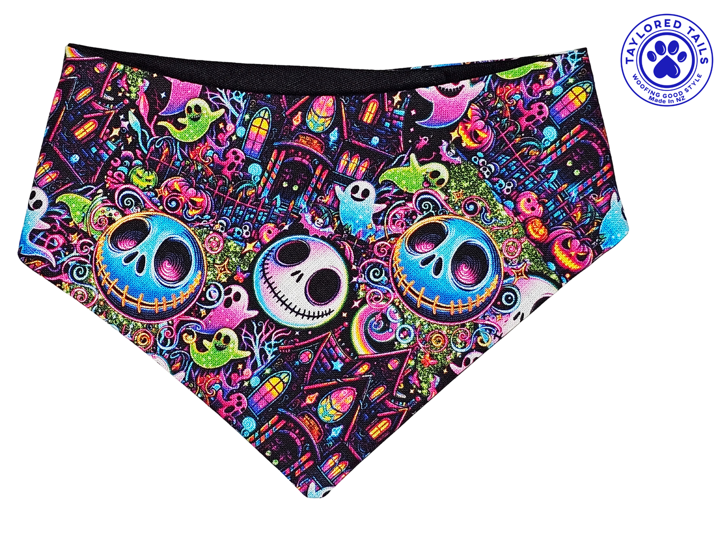 Jack & Sally, Nightmare Before Xmas Pet Bandana