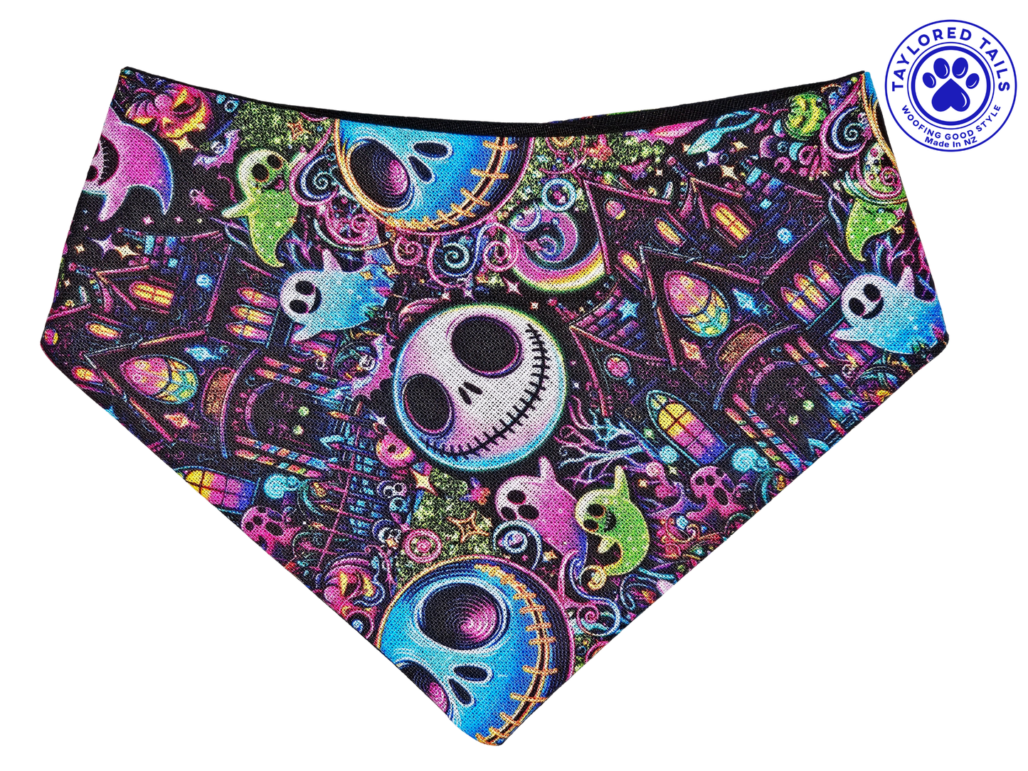 Jack & Sally, Nightmare Before Xmas Pet Bandana