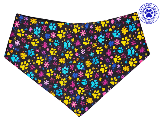 Paws & Flowers Bright Pet Bandana