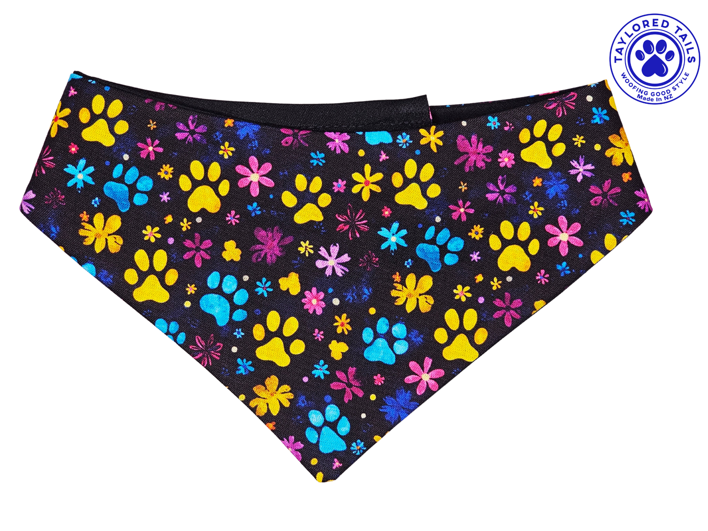 Paws & Flowers Bright Pet Bandana