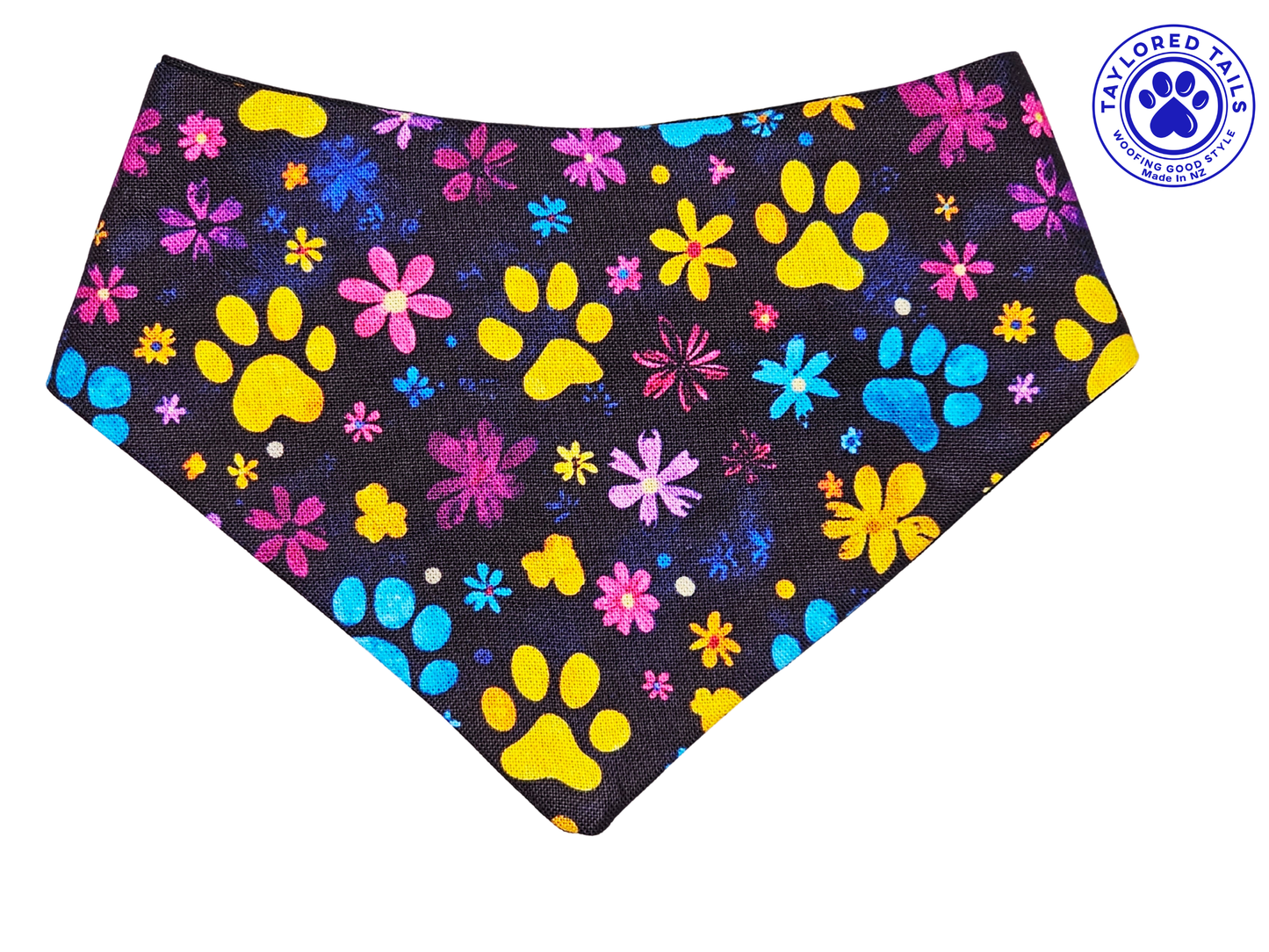 Paws & Flowers Bright Pet Bandana