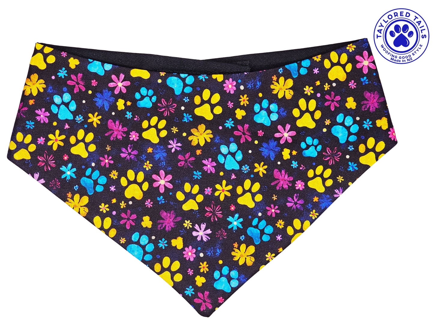 Paws & Flowers Bright Pet Bandana