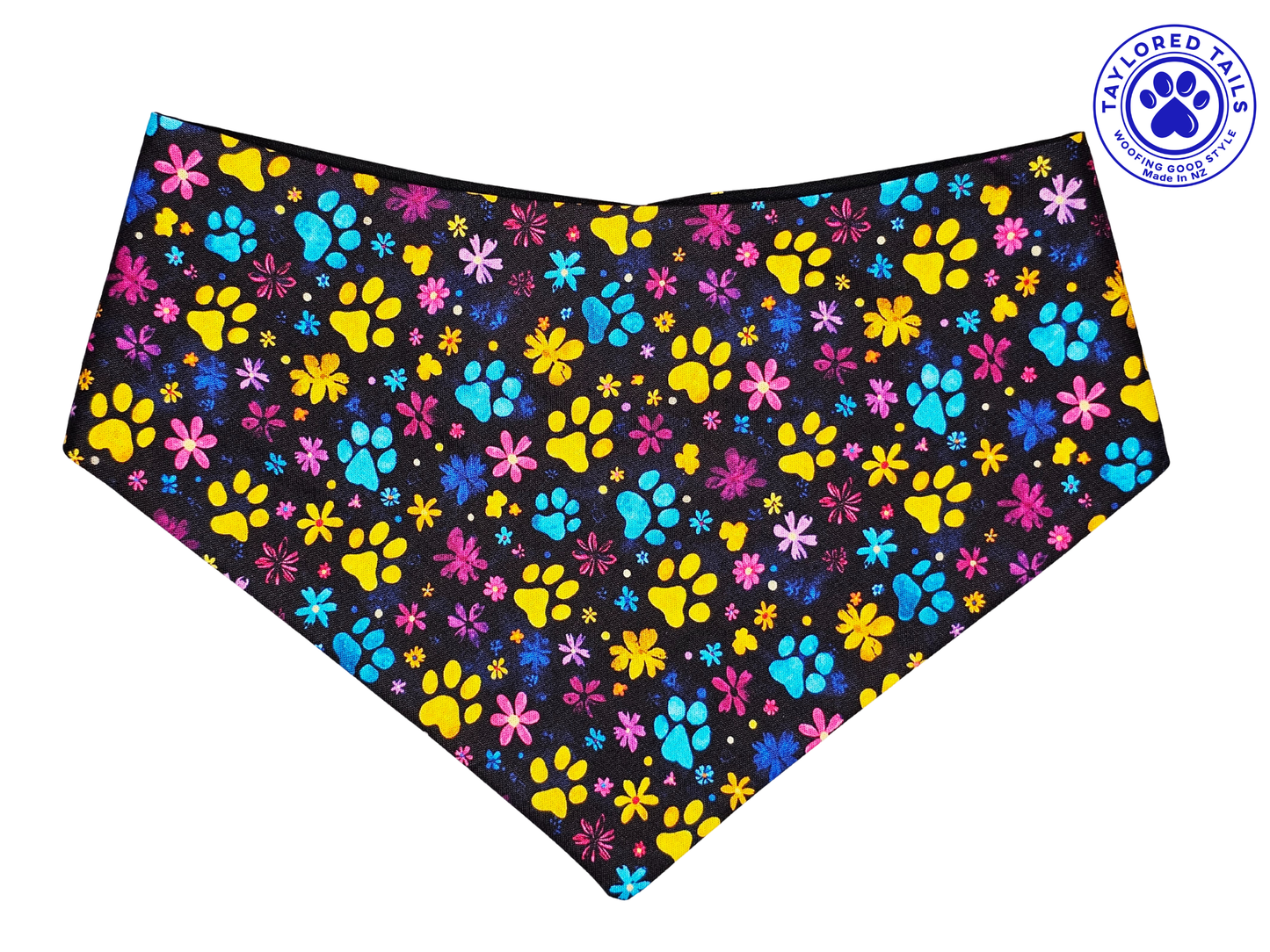 Paws & Flowers Bright Pet Bandana