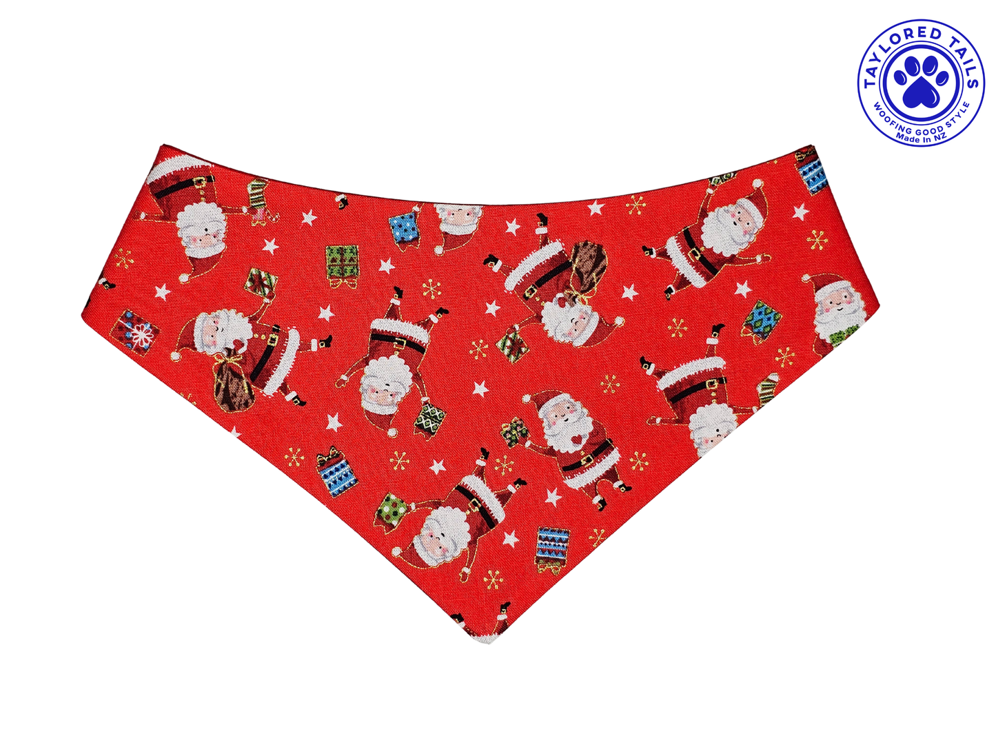 1.6 Red Santa Christmas Pet Bandana