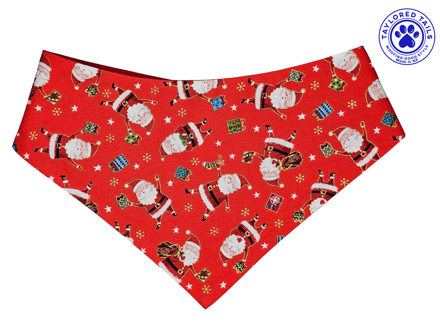 1.6 Red Santa Christmas Pet Bandana