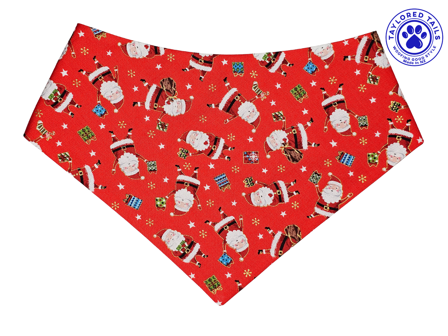 1.6 Red Santa Christmas Pet Bandana