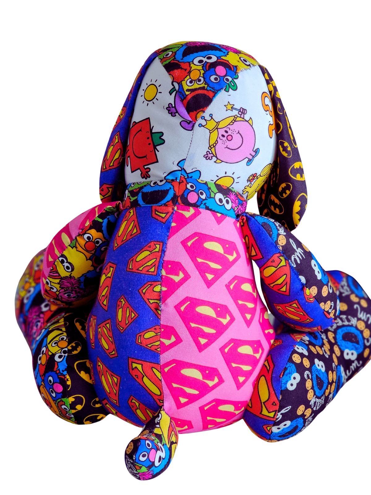 One-of-a-Kind Patchwork Stuffed Dog Toy