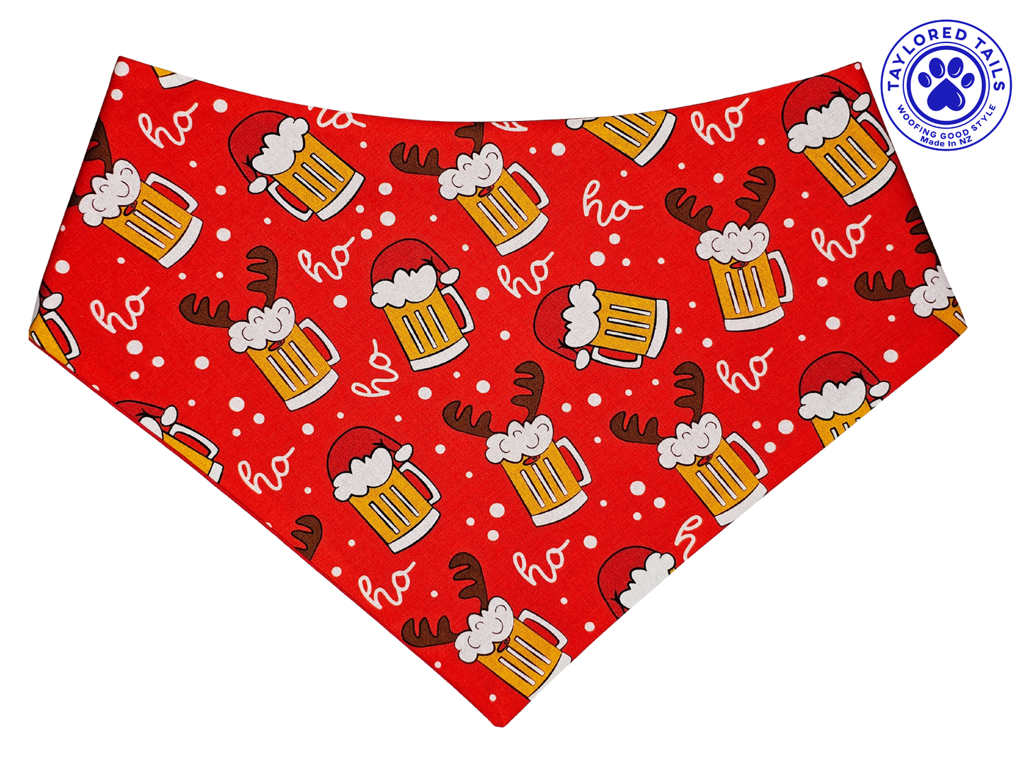 1.7 Xmas Cheers & Beers Dog Bandana