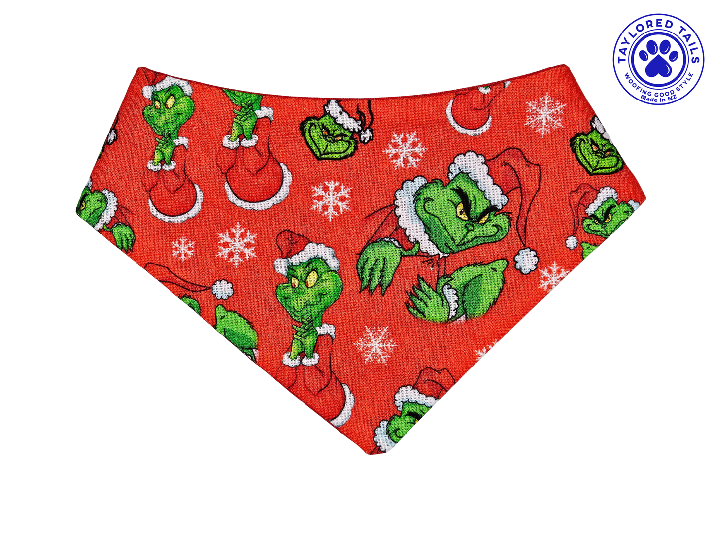 1.8 Grinchy Grinch Xmas Pet Bandana