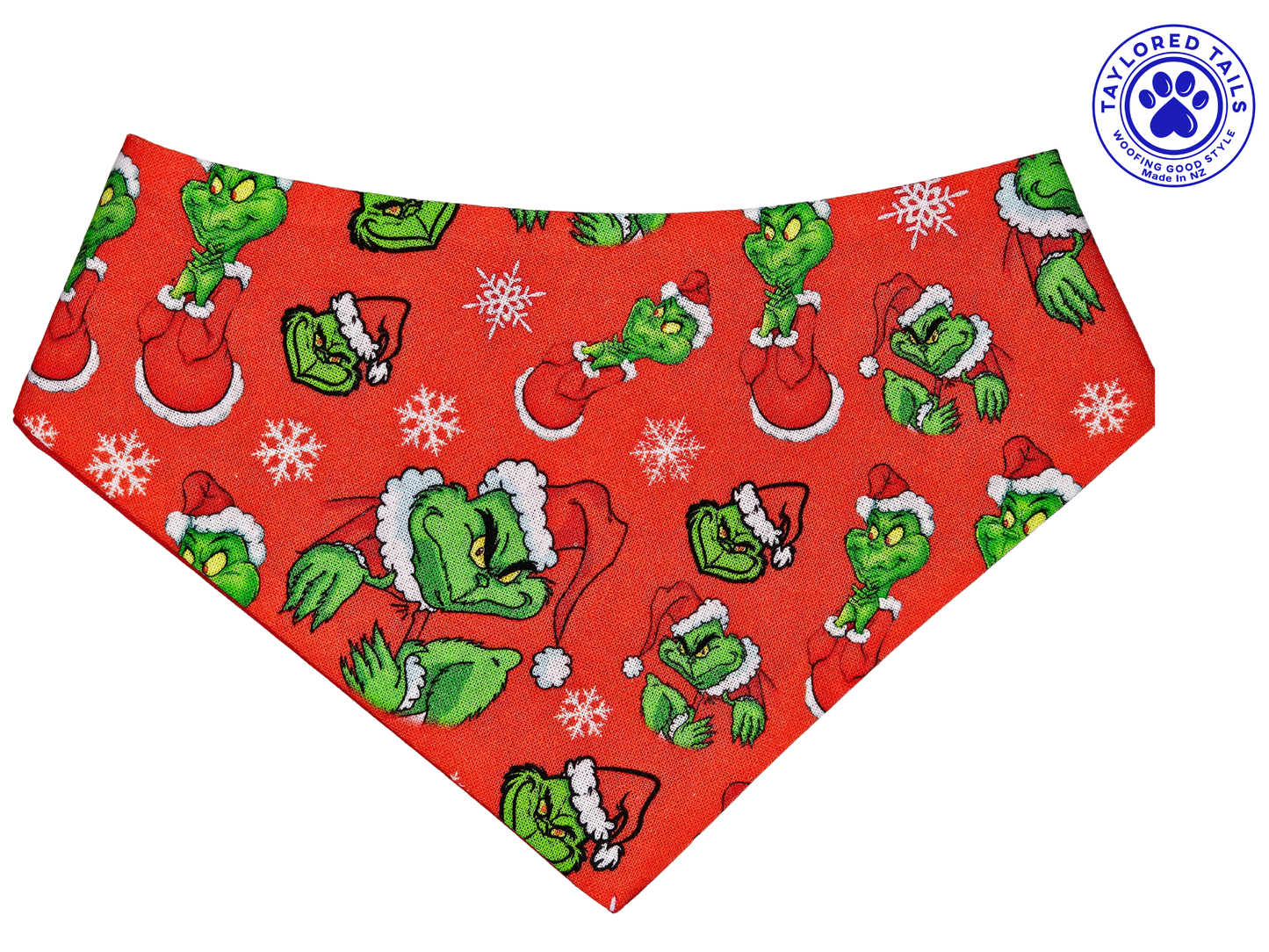 1.8 Grinchy Grinch Xmas Pet Bandana