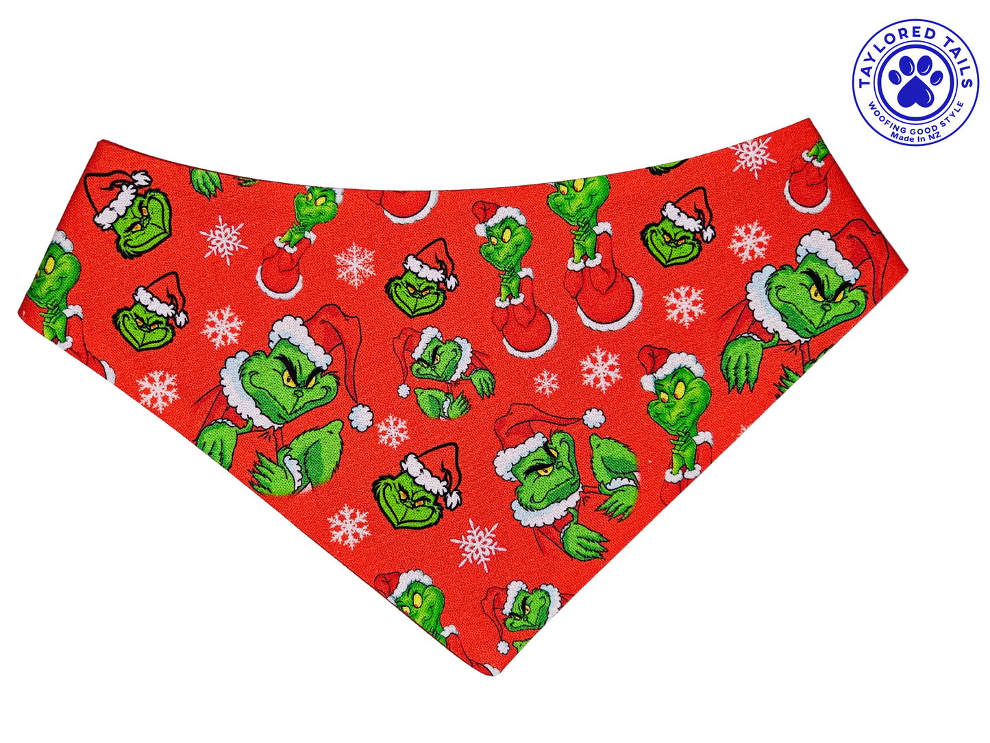 1.8 Grinchy Grinch Xmas Pet Bandana