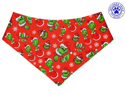 1.8 Grinchy Grinch Xmas Pet Bandana