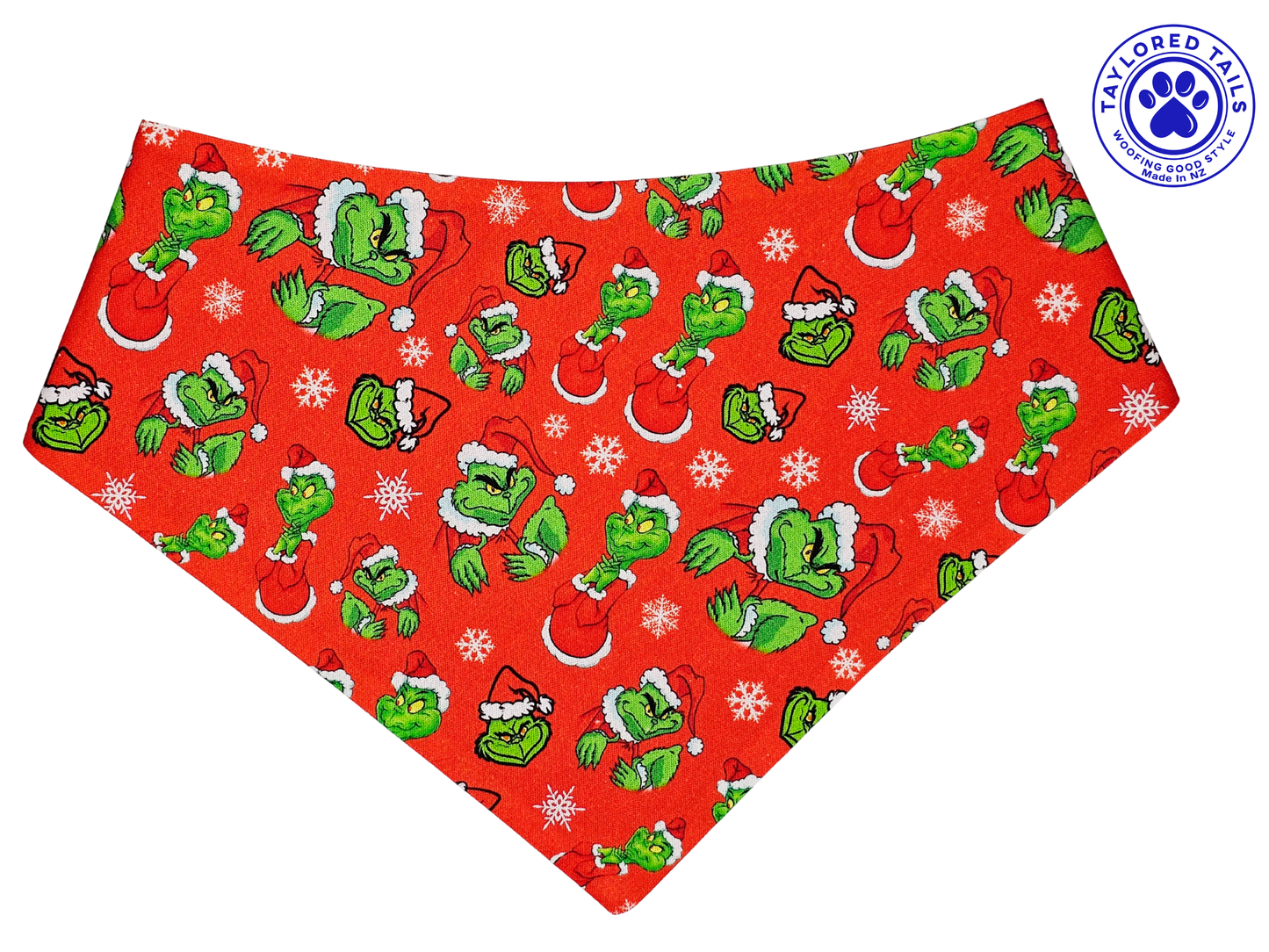 1.8 Grinchy Grinch Xmas Pet Bandana