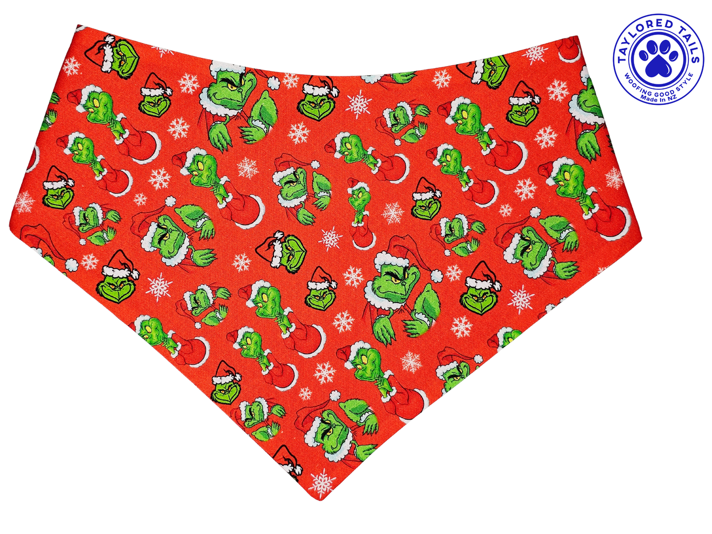 1.8 Grinchy Grinch Xmas Pet Bandana